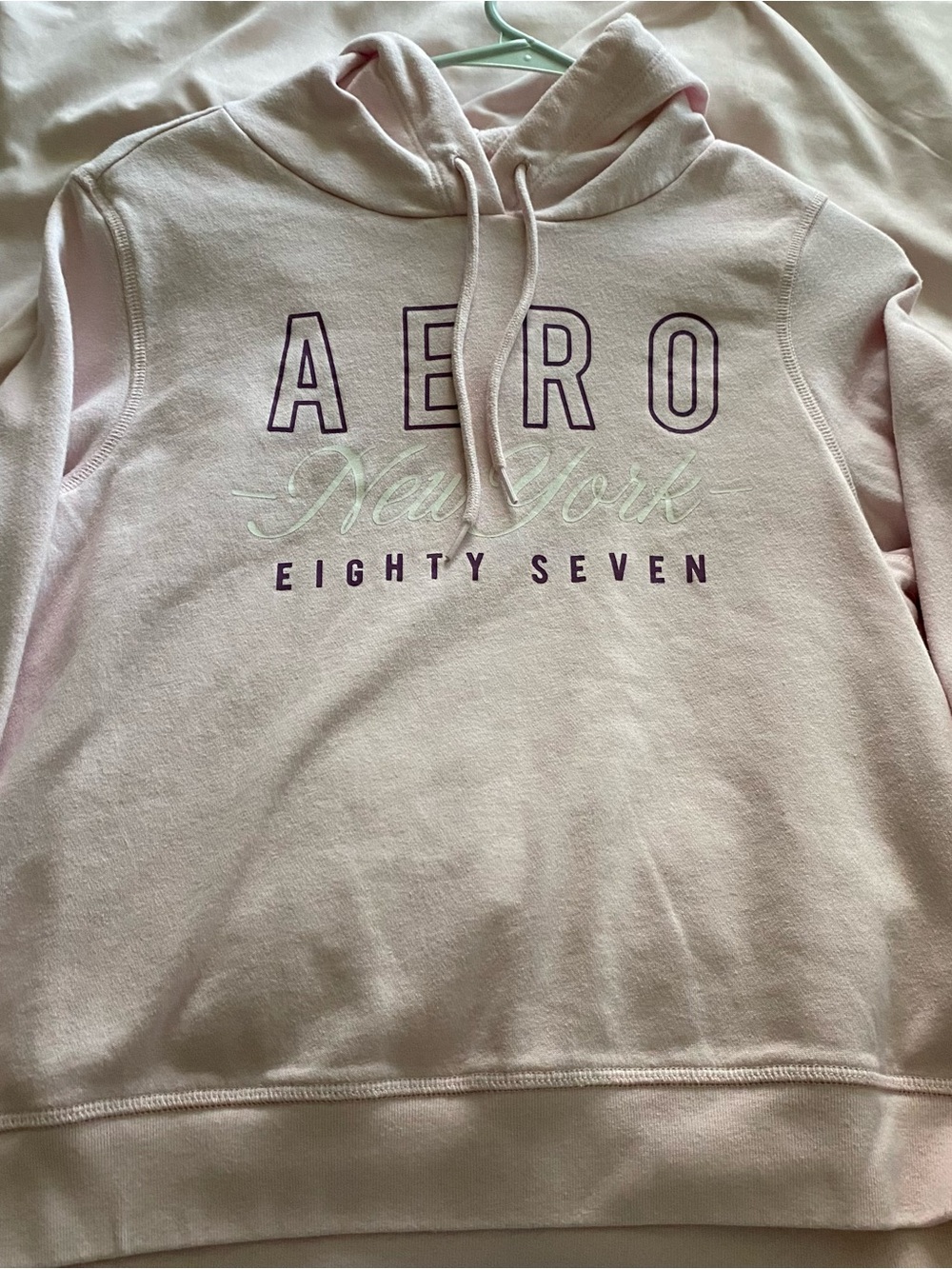 Aeropostale New York Eighty Seven Pink Hoodie